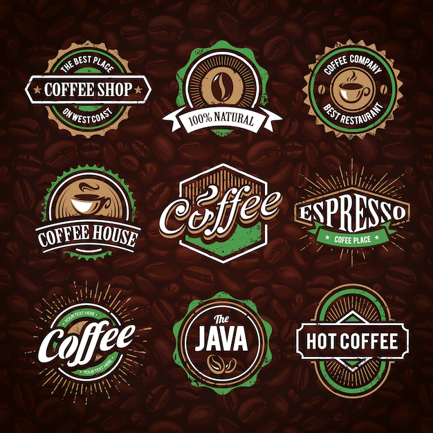 Free Vector | Coffee logo collection