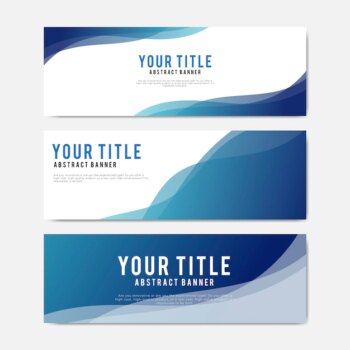 Free Vector | Colorful and abstract banner design templates