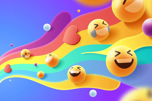 Free Vector | Colorful emoji set design