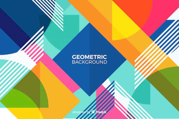 Free Vector | Colorful geometric background