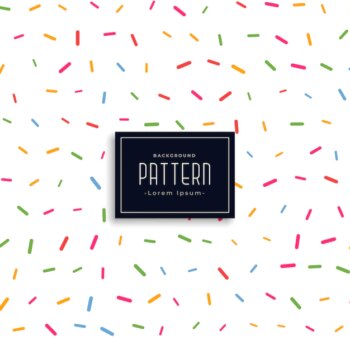 Free Vector | Colorful memphis confetti style pattern background