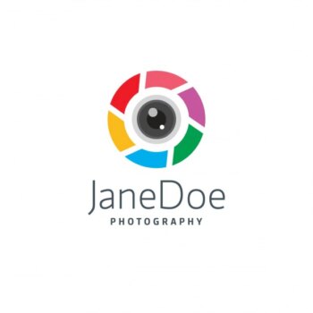 Free Vector | Colorful photography logo