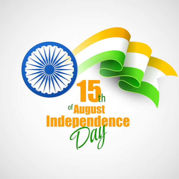 Free Vector | Creative indian independence day card