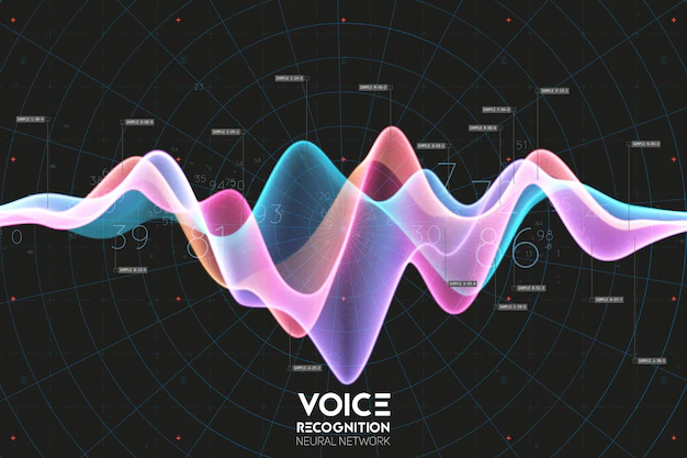 Free Vector | Echo audio wavefrom. abstract music waves oscillation.