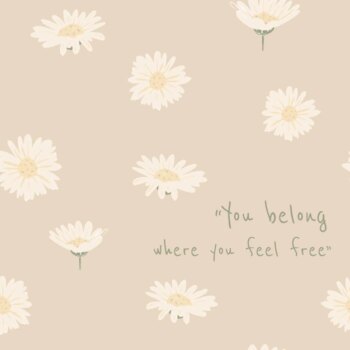 Free Vector | Editable floral aesthetic template for social media post with inspirational quote