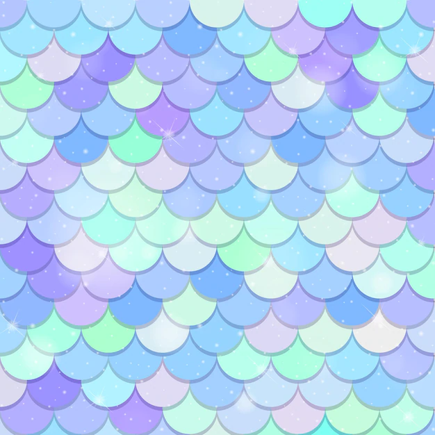 Free Vector | Fish scale seamless pattern background