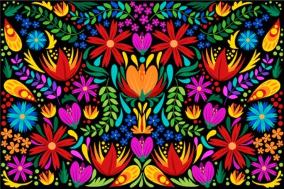 Free Vector | Flat design colorful mexican background