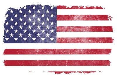 Free Vector | Flat design grunge american flag