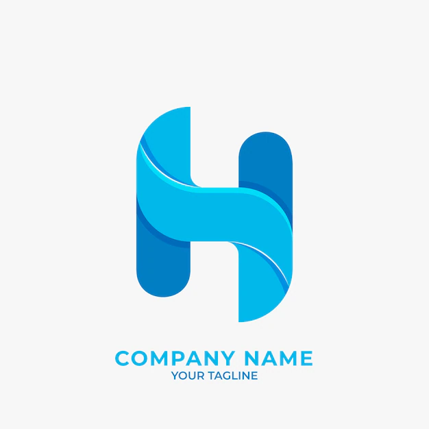 Free Vector | Flat design letter h logo template