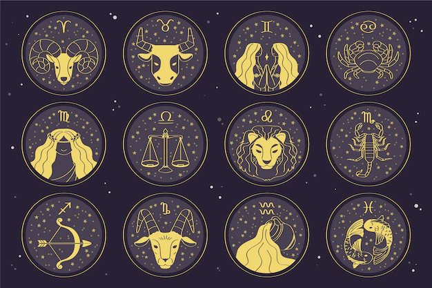 Free Vector | Flat design zodiac signs set