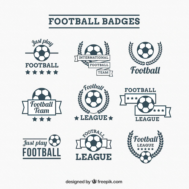 Free Vector | Football badges