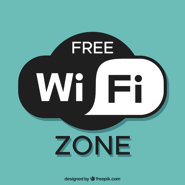 Free Vector | Free wifi zone background