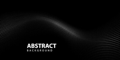 Free Vector | Futuristic stylish particle wavy background