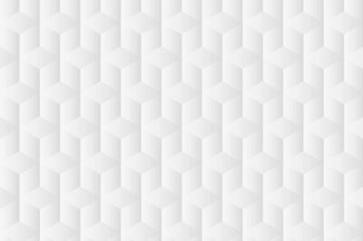 Free Vector | Geometric background vector in white cube patterns