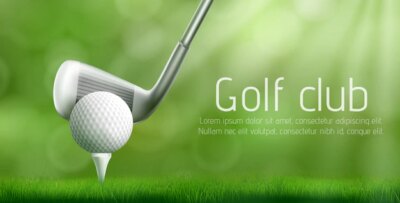 Free Vector | Golf club tournament realistic vector banner