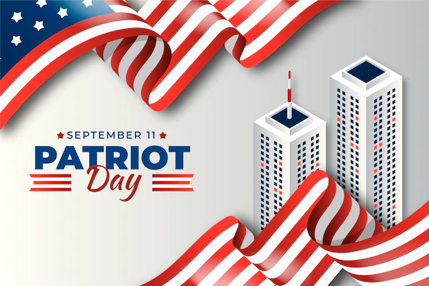 Free Vector | Gradient 9.11 patriot day background