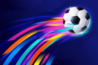 Free Vector | Gradient abstract football background