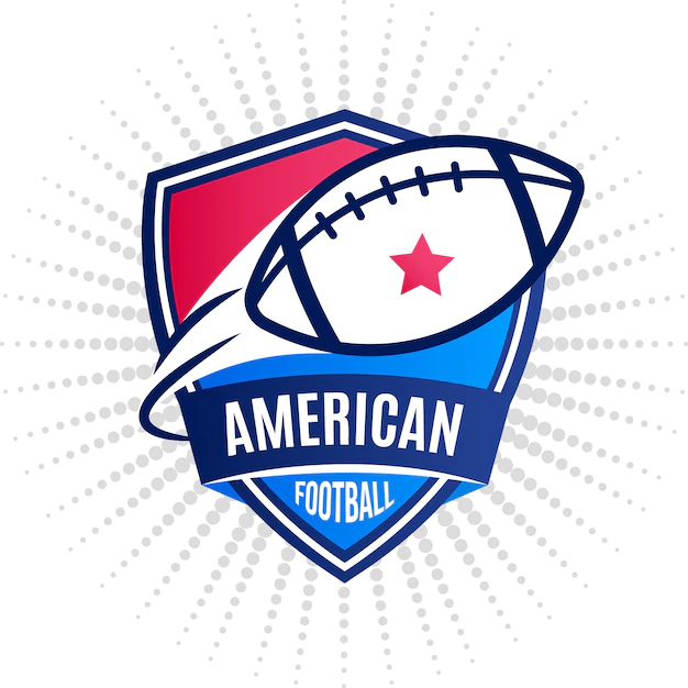 Free Vector | Gradient american football logo template