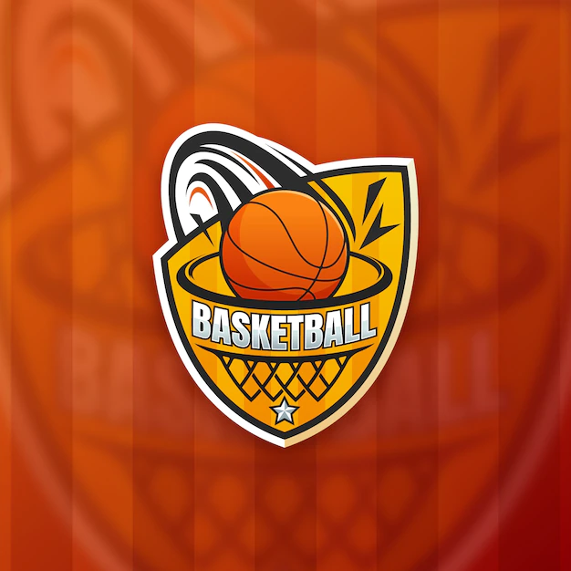 Free Vector | Gradient basketball logo template