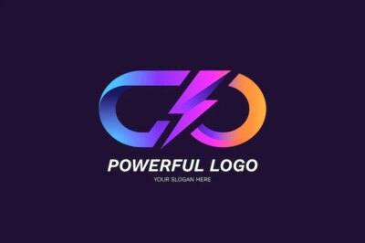 Free Vector | Gradient go logo template