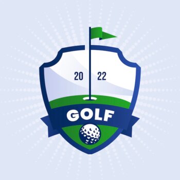 Free Vector | Gradient  golf logo template