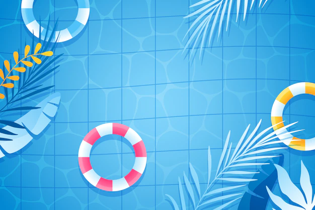 Free Vector | Gradient swimming pool background