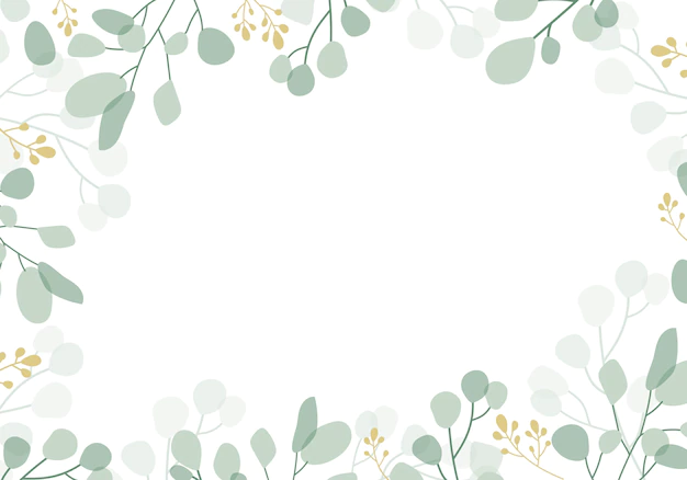 Free Vector | Green floral background