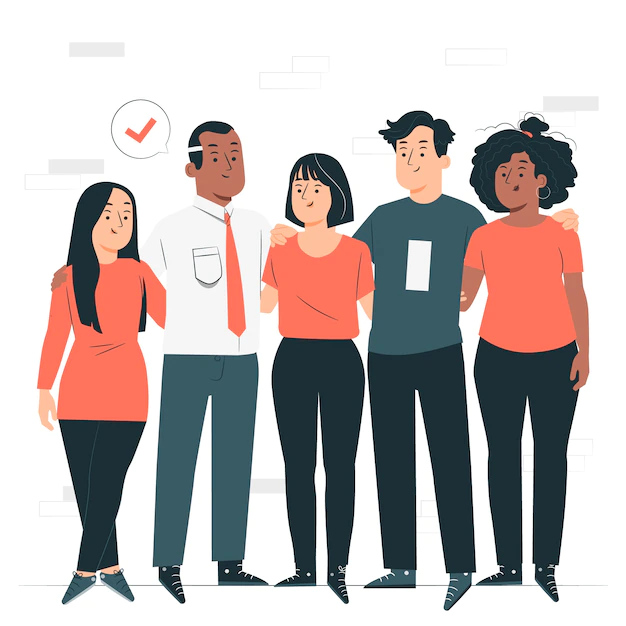 Free Vector | Group concept illustration