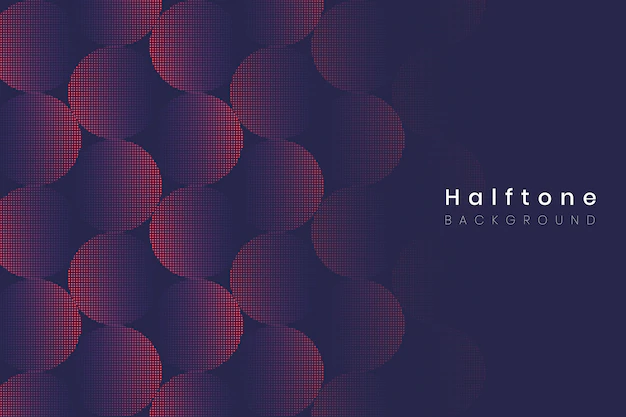 Free Vector | Halftone gradient background