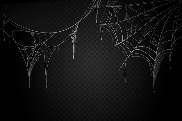 Free Vector | Halloween cobweb background design