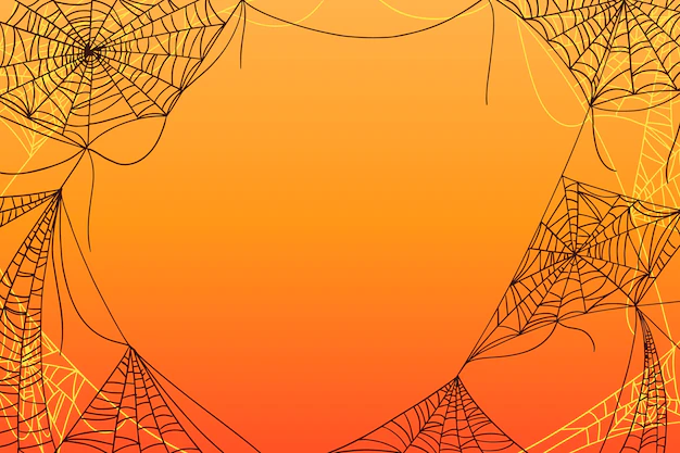 Free Vector | Halloween gradient cobweb background