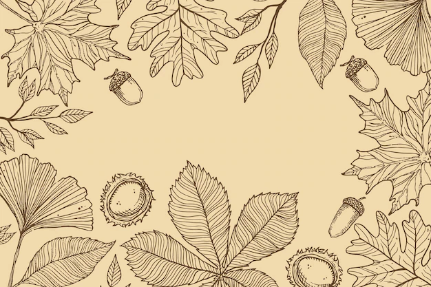 Free Vector | Hand drawn autumn background