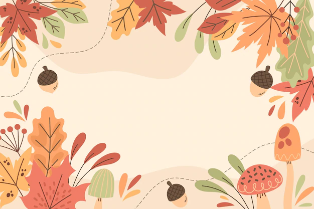 Free Vector | Hand drawn autumn leaves background