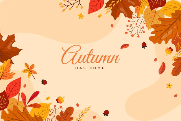 Free Vector | Hand drawn flat autumn background