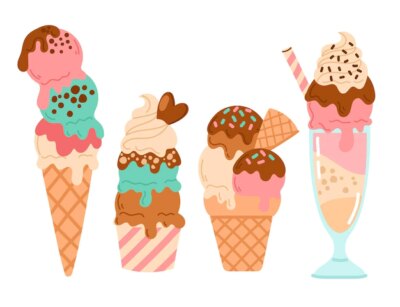 Free Vector | Hand drawn ice cream collection