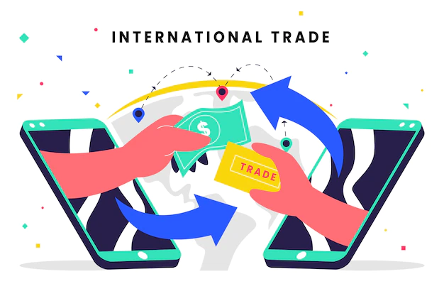 Free Vector | Hand drawn international trade