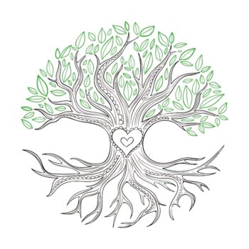Free Vector | Hand-drawn tree life style