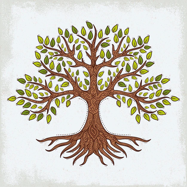 Free Vector | Hand drawn tree life