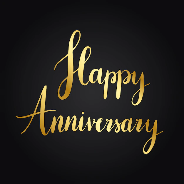 Free Vector | Happy anniversary typography style vector