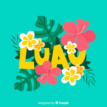 Free Vector | Hawaiian luau background