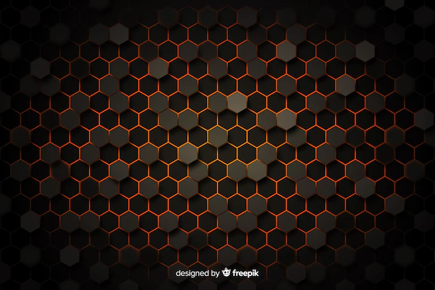 Free Vector | Honeycomb background with vignette