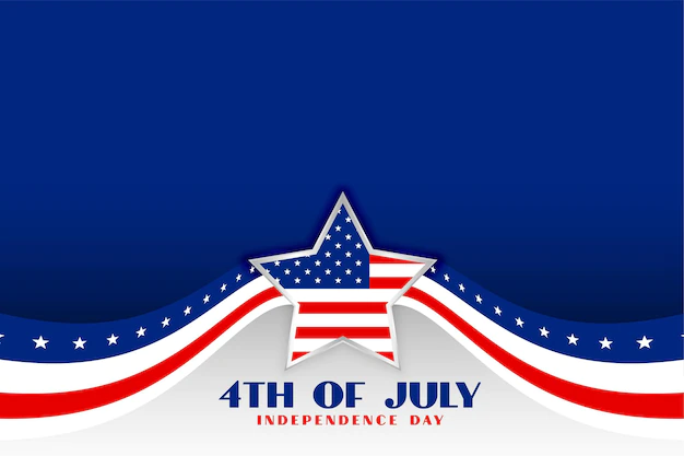 Free Vector | Independence day 4th of july patriotic background