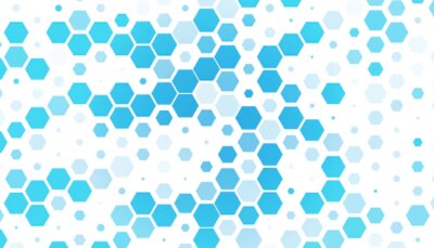 Free Vector | Light blue hexagon