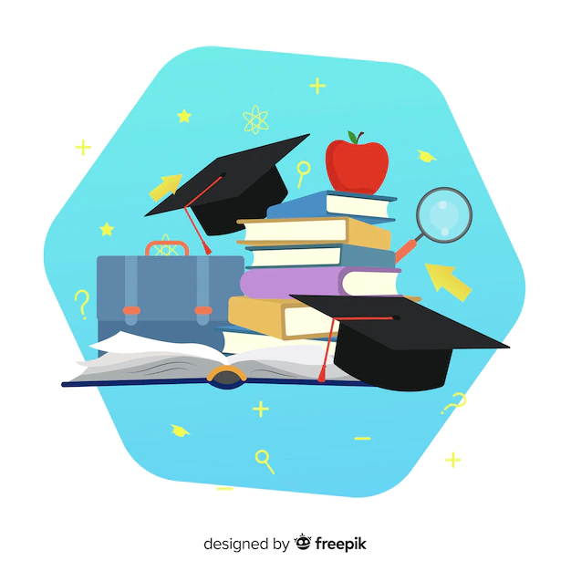 Free Vector | Lovely education concept with flat design