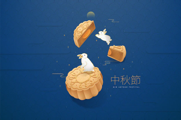 Free Vector | Mid-autumn festival in flat design