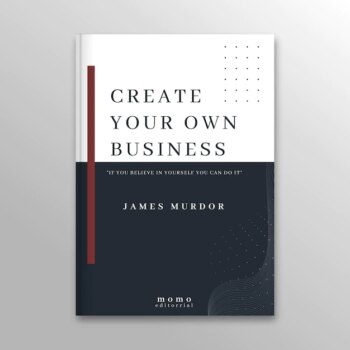 Free Vector | Minimalist book cover template