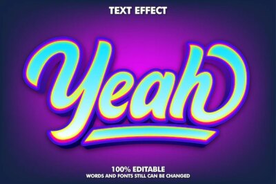 Free Vector | Modern graffiti editable text effect