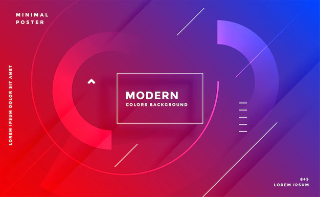 Free Vector | Modern vibrant abstract gradient memphis style background