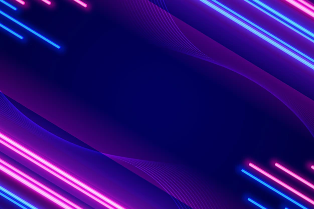 Free Vector | Neon design of colorful background