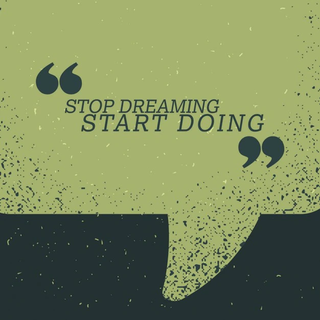 Free Vector | Nice quote on a green background